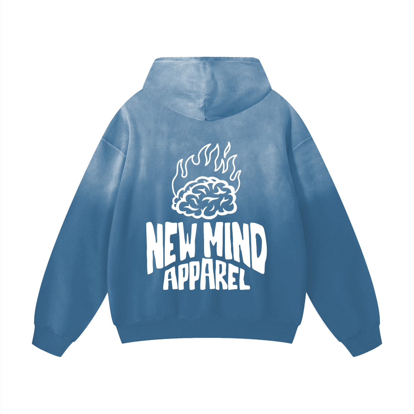 "NEW MIND" HOODIE (BLUE)