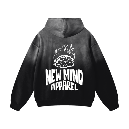 "NEW MIND" HOODIE (BLACK)