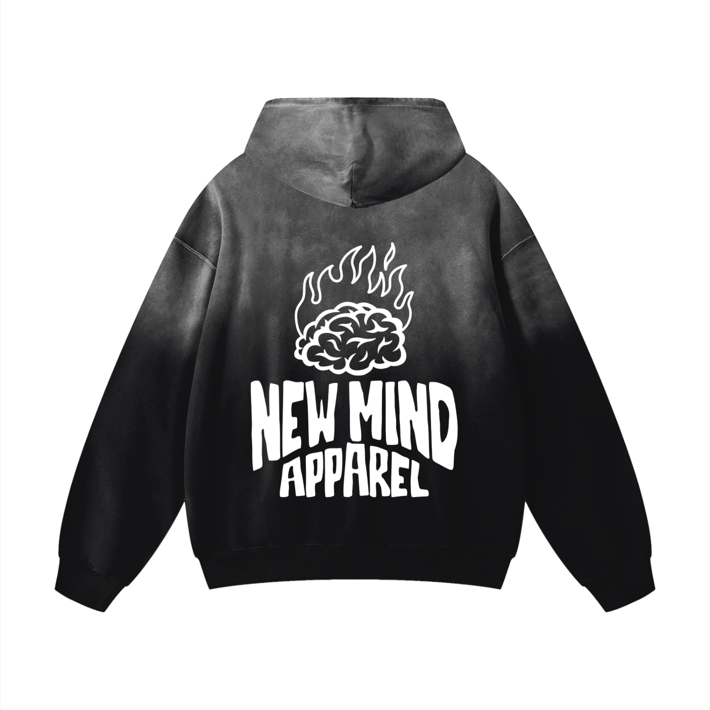 "NEW MIND" HOODIE (BLACK)