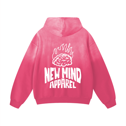 "NEW MIND" HOODIE (PINK)